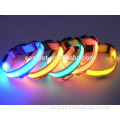 2.5cm Mesh Structure Led Bright Pet Collars for Dogs, 4 sizes 6 colors support Mixed Wholesale